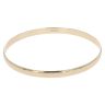 9ct Yellow Gold Plain Solid Bangle