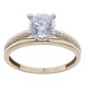 9ct Yellow Gold Cubic Zirconia Single Stone Ring