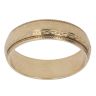 9ct Yellow Gold Patterned Wedding Band 5mm