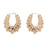 9ct Yellow Gold Gypsy Creole Earrings