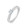 9ct White Gold Lab Grown Diamond Solitaire Ring G VS