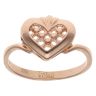 14ct Rose Gold Heart Patterned Fancy Ring