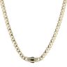 14ct Yellow Gold Monaco Classic Alternate Flex Lock Chain 22"