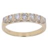 18ct Yellow Gold 0.50ct Brilliant Cut Diamond Half Eternity Ring