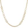 18ct Yellow Gold Patterned Fancy Chain 18"