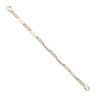 9ct Yellow Gold Fancy Bracelet 7.5"