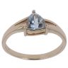 9ct Yellow Gold Aquamarine Single Stone Ring