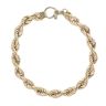 9ct Yellow Gold Rope Bracelet 9"