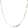 9ct Yellow Gold Square Curb Chain 20"
