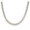 9ct Yellow And White Gold Watch Strap Chain 16"