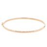 9ct Yellow Gold Patterned Hinged Bangle