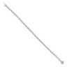 9ct White Gold 2.20ct Brilliant Cut Diamond Tennis Bracelet 7"