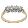 18ct Yellow Gold 0.40ct Brilliant Cut Diamond Four Stone Ring