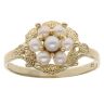 9ct Yellow Gold Pearl Cluster Ring