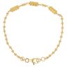 22ct Yellow Gold Barrel Bead Bracelet 7"