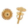 22ct Yellow Gold Floral Stud Earrings
