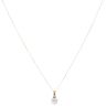 18ct Yellow Gold 0.50ct Brilliant Cut Diamond Pendant And Chain 18"