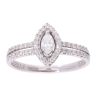 18ct White Gold 0.48ct Diamond Fancy Ring