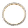 14ct Yellow And White Gold 7.00ct Brilliant Cut Diamond Bangle
