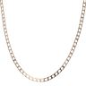9ct Yellow Gold Square Curb Chain 20"
