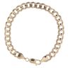 9ct Yellow Gold Curb Bracelet 8"