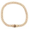 14ct Yellow Gold Monaco Classic Flex Lock Curb Bracelet 8.5"