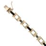 9ct Yellow Gold Gate Fancy Bracelet 8"