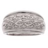 14ct White Gold 0.25ct Brilliant Cut Diamond Fancy Ring