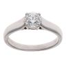 Platinum 0.70ct Brilliant Cut Diamond Solitaire Ring