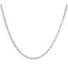 9ct White Gold 11.25ct Brilliant Cut Diamond Tennis Necklace 18"