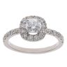 18ct White Gold 1.00ct Brilliant Cut Diamond Cluster Ring