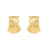 22ct Yellow Gold Hoops with Textured Design