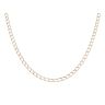 9ct Yellow Gold Square Curb Chain 20"