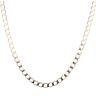 9ct Yellow Gold Curb Chain 20"