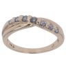 9ct Yellow Gold 0.25ct Brilliant Cut Diamond Crossover Ring