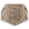 9ct Yellow Gold Three Lions England Ring