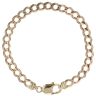 9ct Yellow Gold Curb Bracelet 9"