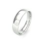 Platinum Slight Court Wedding Band 5mm