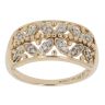 9ct Yellow Gold 0.10ct Brilliant Cut Diamond Fancy Ring