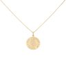 Gold Plated Silver St Christopher Pendant And Chain 18"