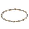 9ct Yellow and White Gold Twist Fancy Ring