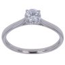 9ct White Gold 0.50ct Brilliant Cut Lab Grown Diamond Solitaire Ring