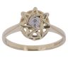 9ct Yellow Gold 0.01ct Brilliant Cut Diamond Solitaire Ring