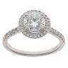 9ct White Gold 1.25ct Brilliant Cut Lab Grown Diamond Cluster Ring