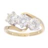 18ct Yellow Gold 2.22ct Diamond Trilogy Ring