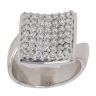 18ct White Gold 1.00ct Brilliant Cut Diamond Cluster Ring