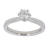 Platinum 0.55ct Brilliant Cut Diamond Solitaire Ring