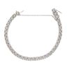 9ct White Gold 5.85ct Brilliant Cut Diamond Tennis Bracelet 7"
