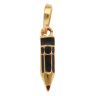 22ct Yellow Gold Enamelled Pencil Pendant