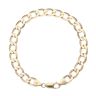 9ct Yellow Gold Curb Bracelet 8"